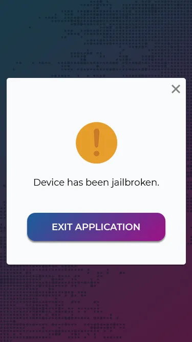 Jefferies Auth Screen
